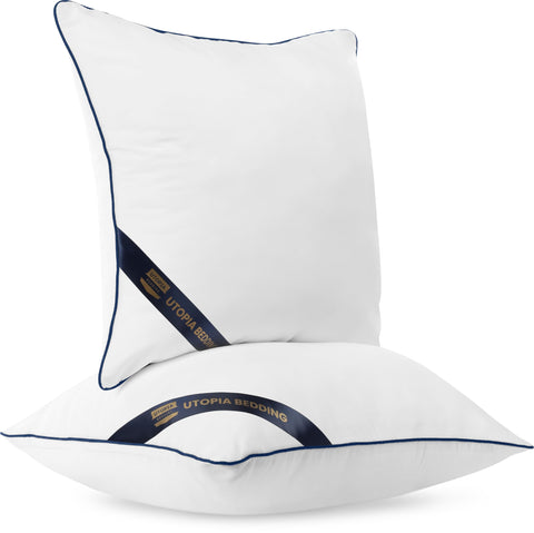 Utopia Bedding inserts styled on a sofa adding instant structure and comfort