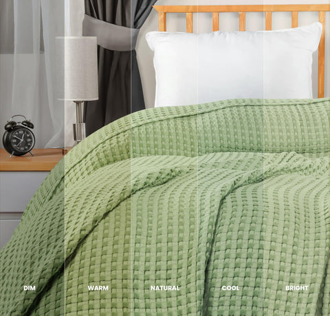 Utopia Bedding blanket spread on a king bed adding cozy style to bedding