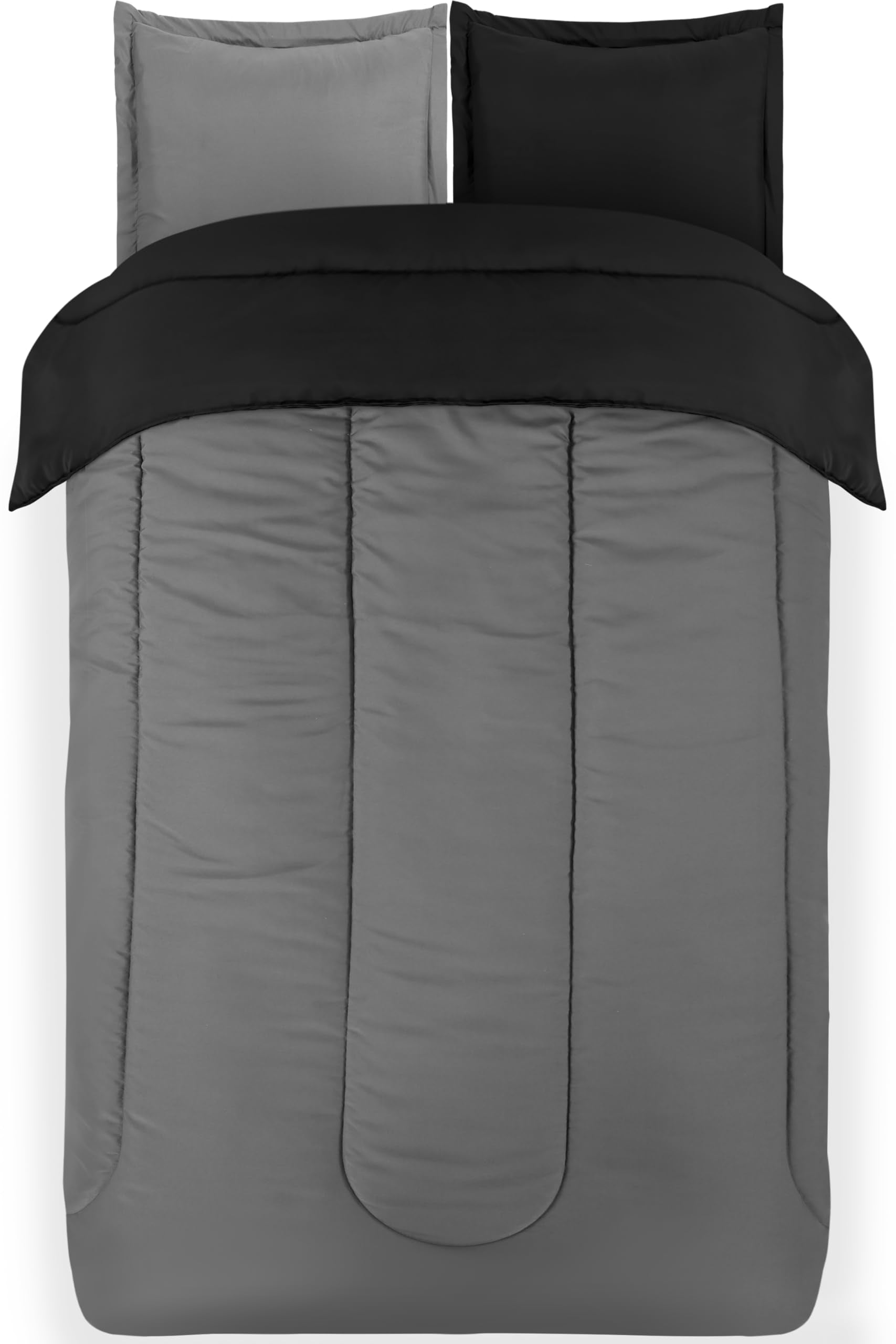 Utopia Bedding care label close-up highlighting easy machine-wash maintenance