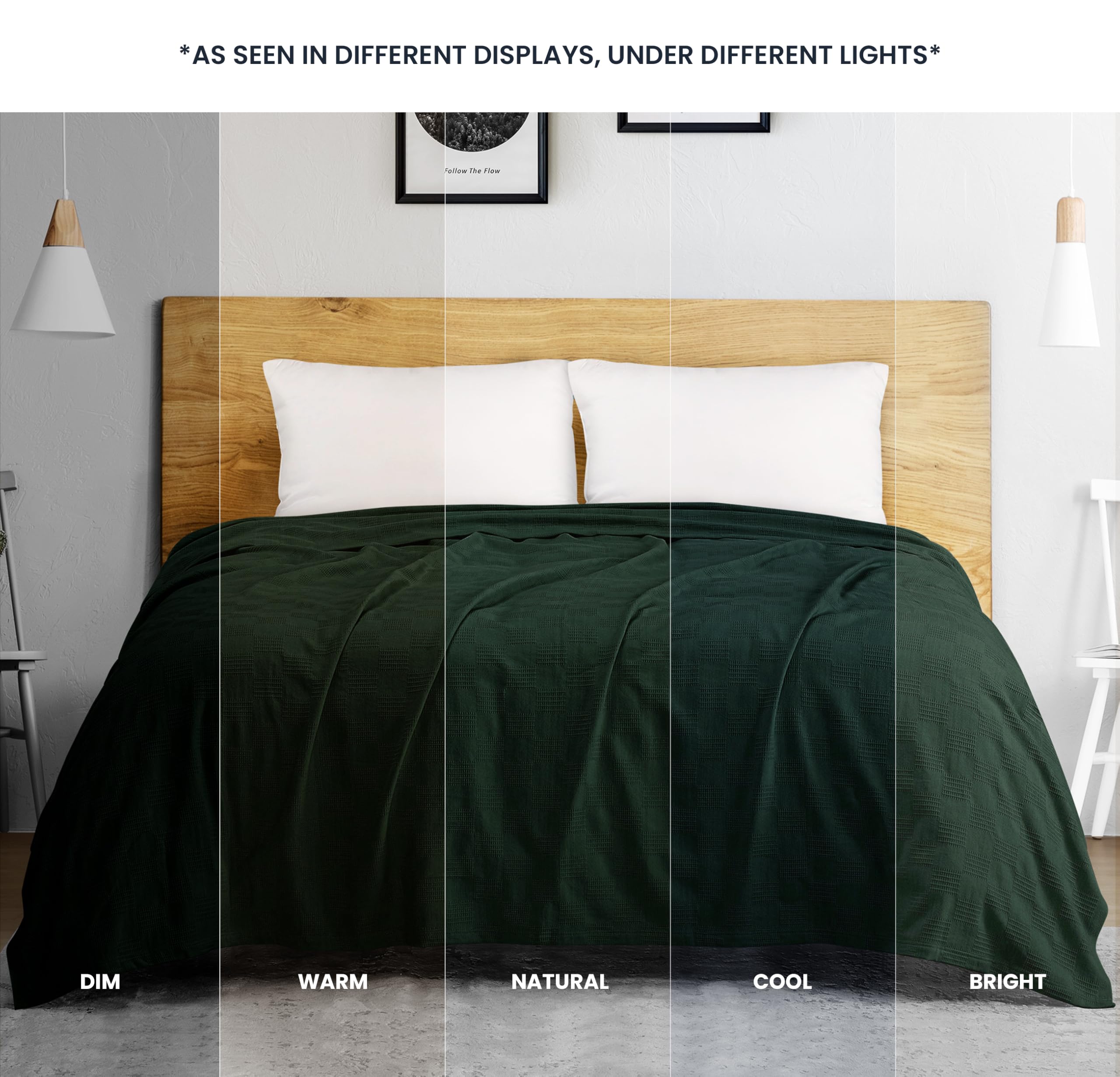 Utopia Bedding layered on bed demonstrating styling versatility and depth