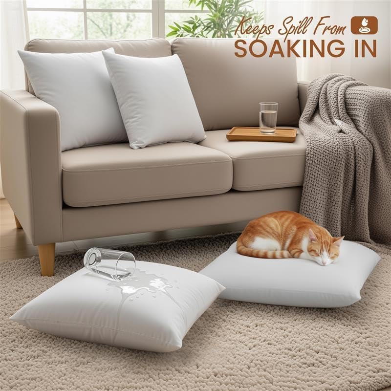 Utopia Bedding staged in a bright living area showing styling versatility