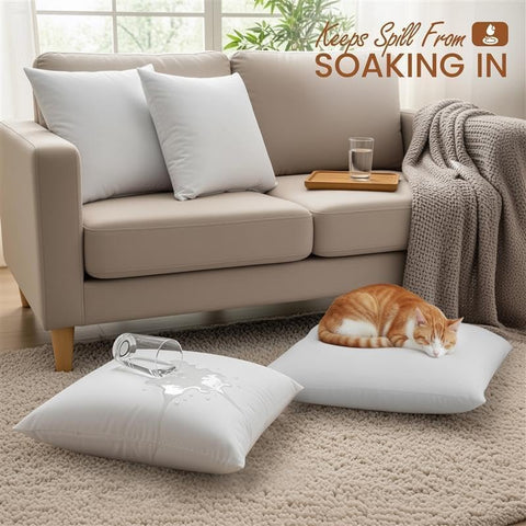 Utopia Bedding staged in a bright living area showing styling versatility