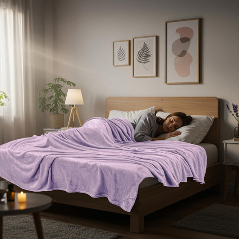 Utopia Bedding hem and double-needle stitching detail for durable edges