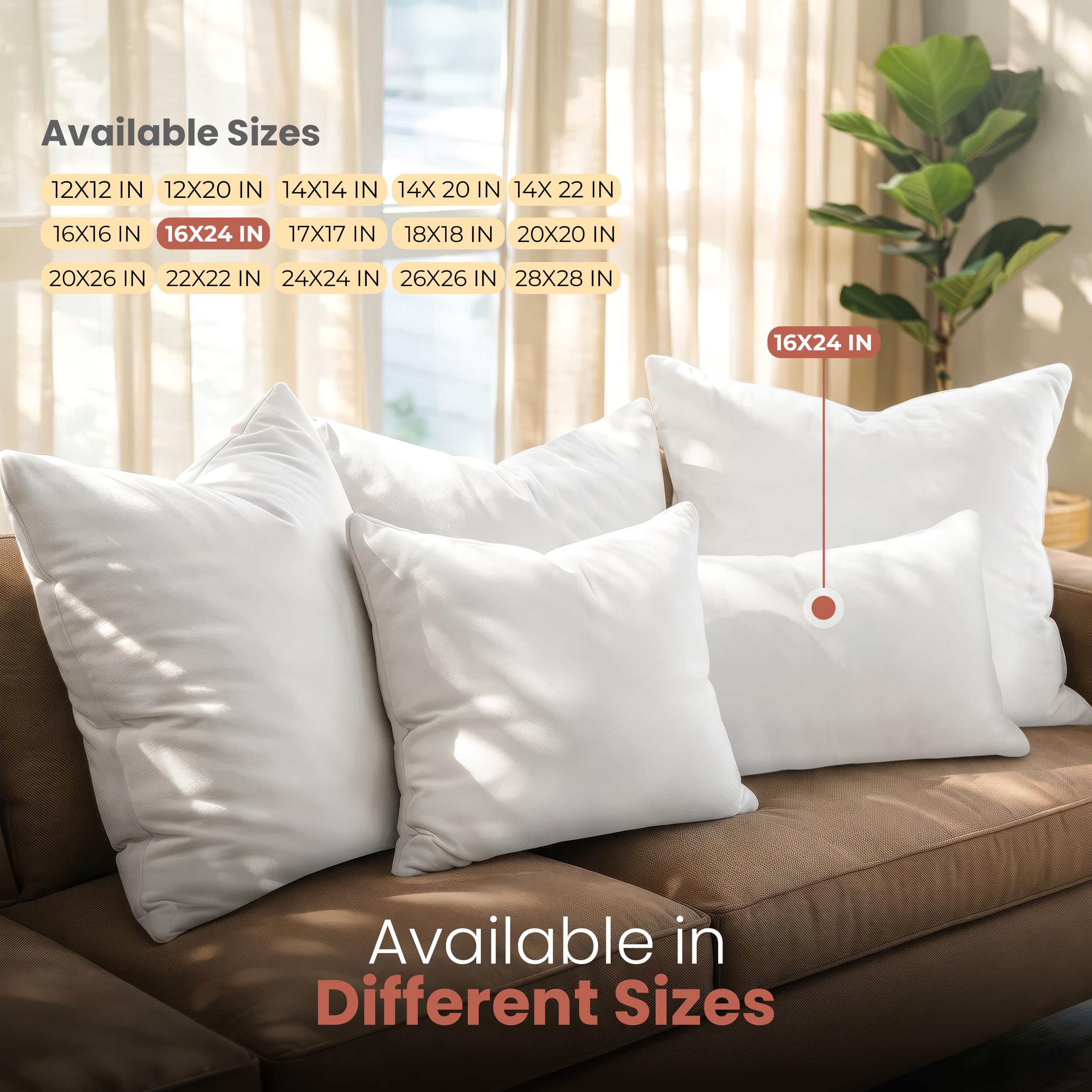 Utopia Bedding used as lumbar support at a desk offering portable back comfort during work