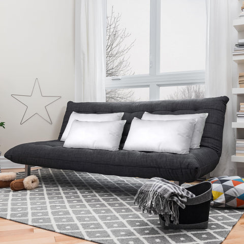 Utopia Bedding insert used as lumbar support on desk chair showing comfortable back support while working