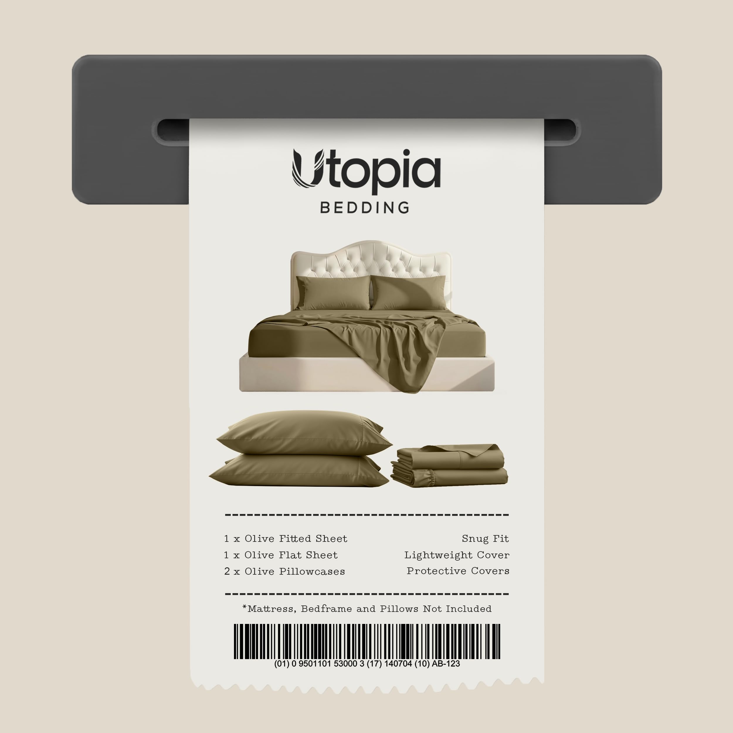 Utopia Bedding mattress depth comparison illustrating 16 inch pocket fit