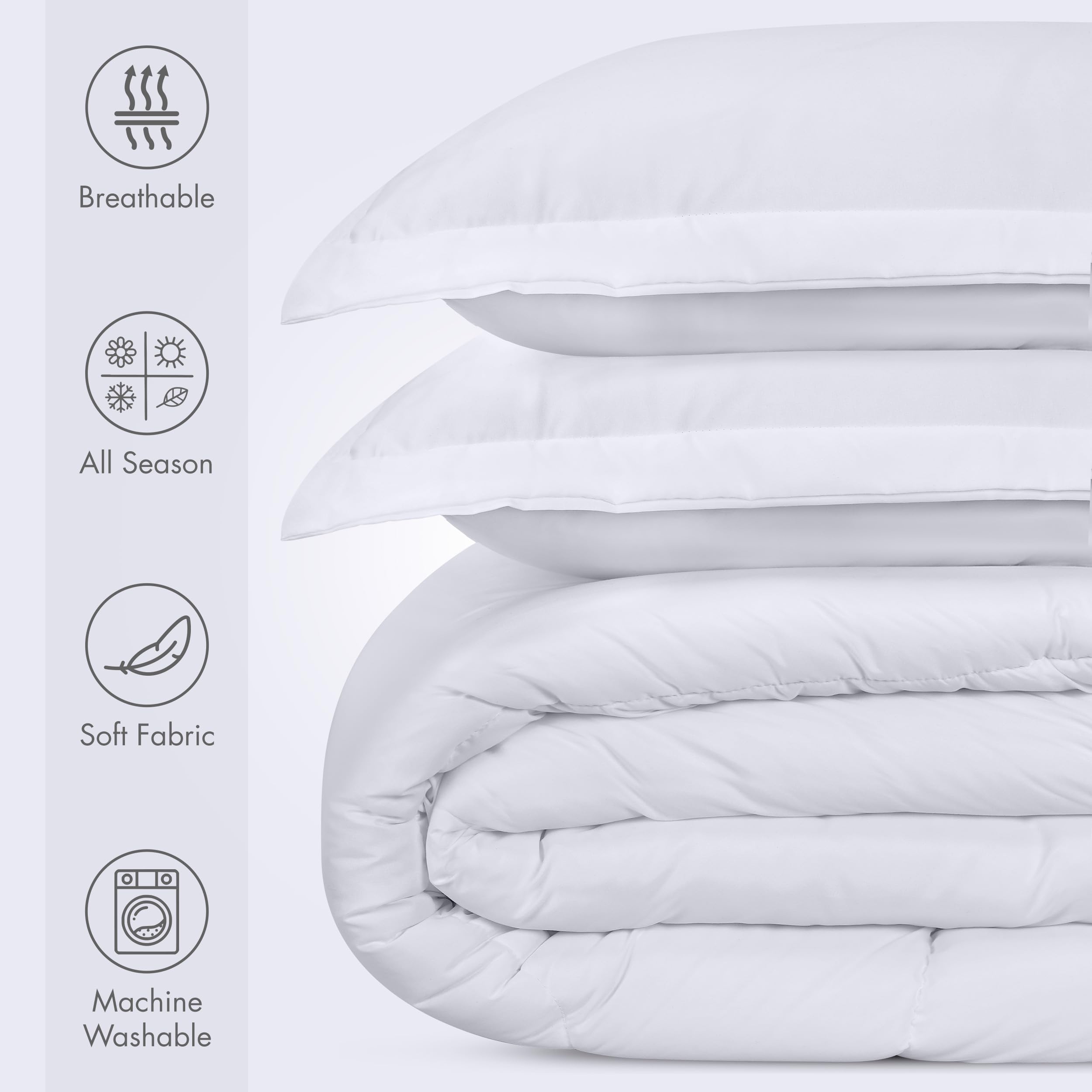 Utopia Bedding microfiber close-up highlighting soft texture and comfort