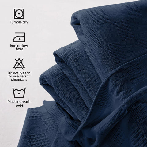 Utopia Bedding splayed on queen bed demonstrating generous drape and bed coverage