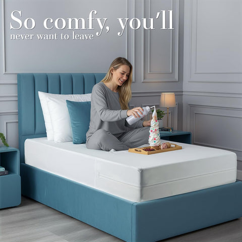 Utopia Bedding four protectors unboxed pack for multi-bed convenience