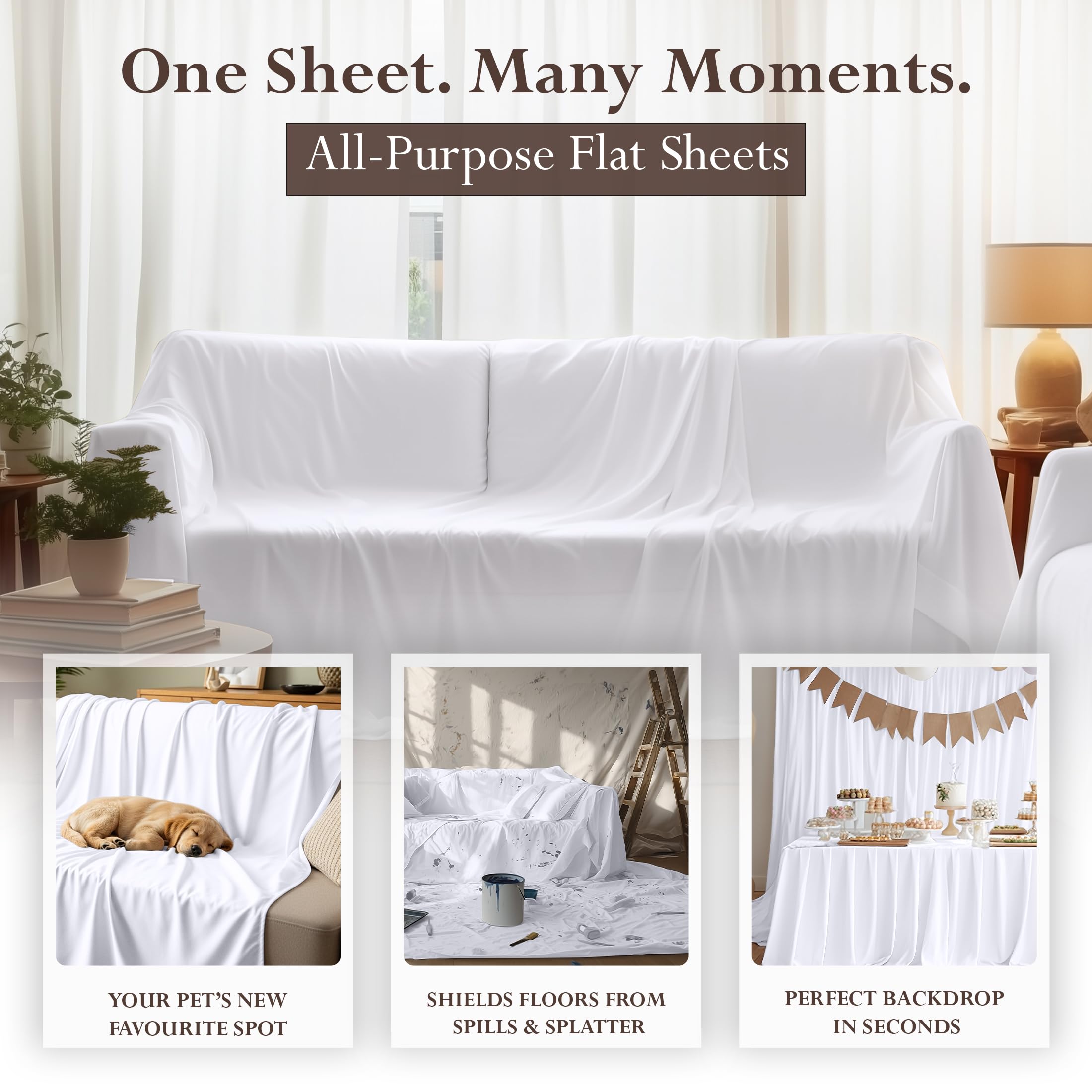 Utopia Bedding six-pack folded stack illustrating value and ready rotation for frequent changes