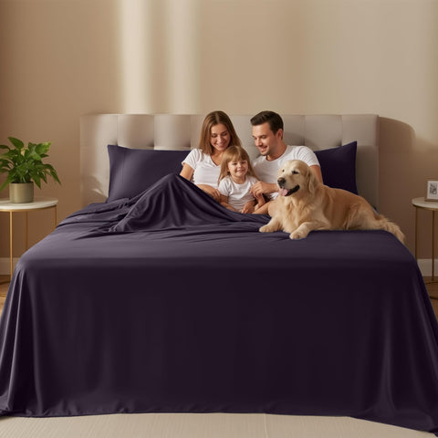 Utopia Bedding label and packaging close-up showing OEKO-TEX certified safety benefit