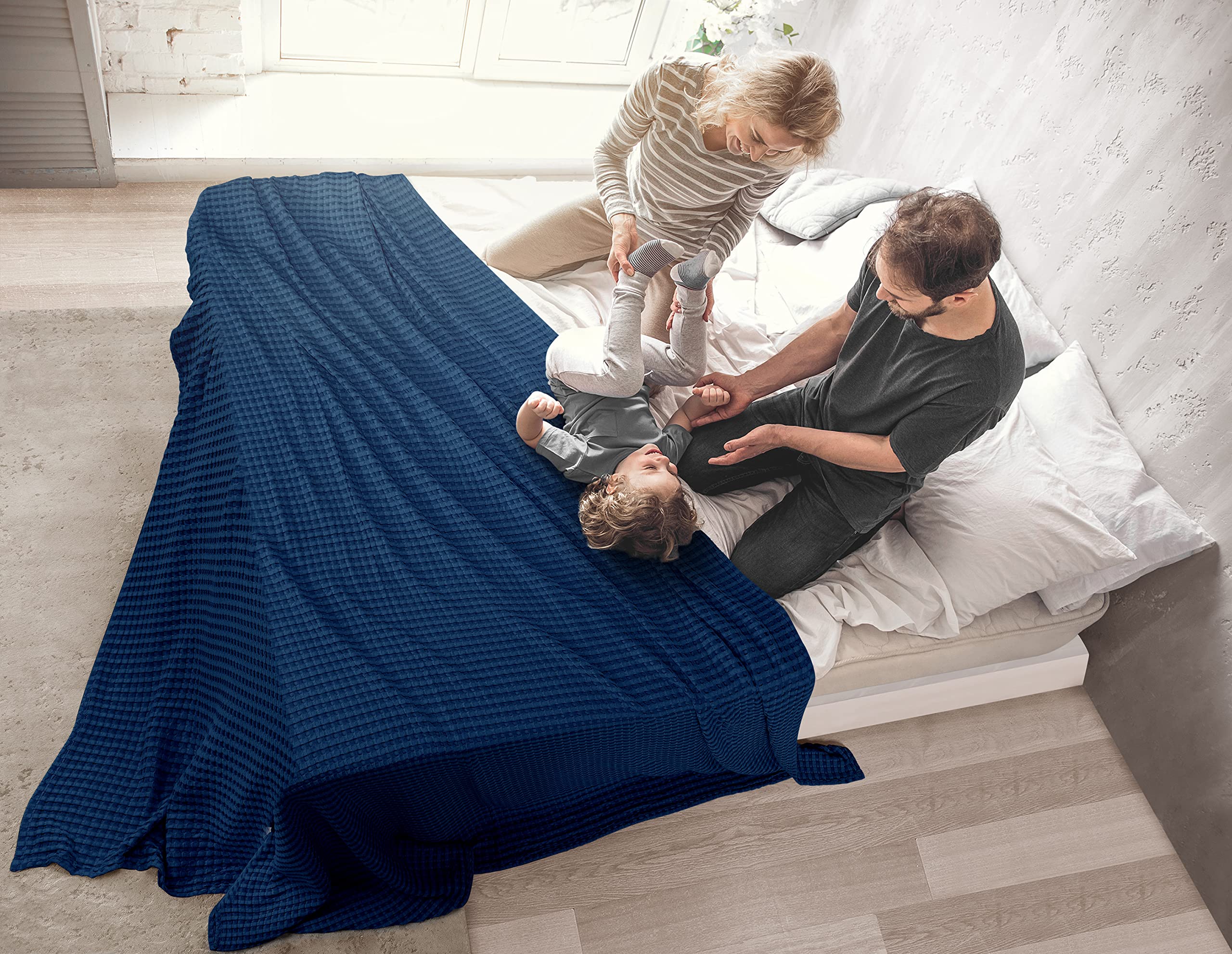 Utopia Bedding rolled blanket ready for travel offering portable comfort option