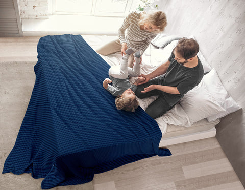 Utopia Bedding rolled blanket ready for travel offering portable comfort option