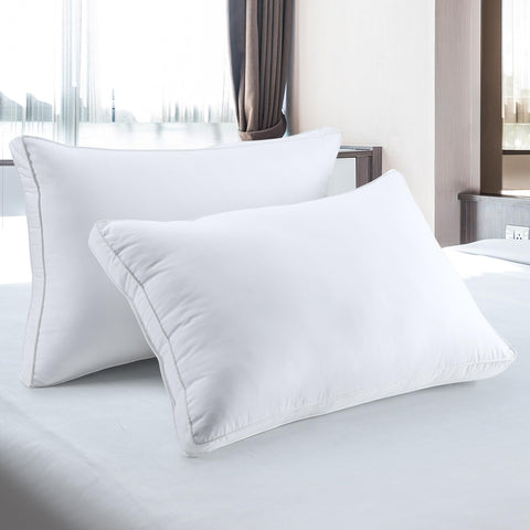 Utopia Bedding label and stitching detail showcasing quality finish and long-lasting construction