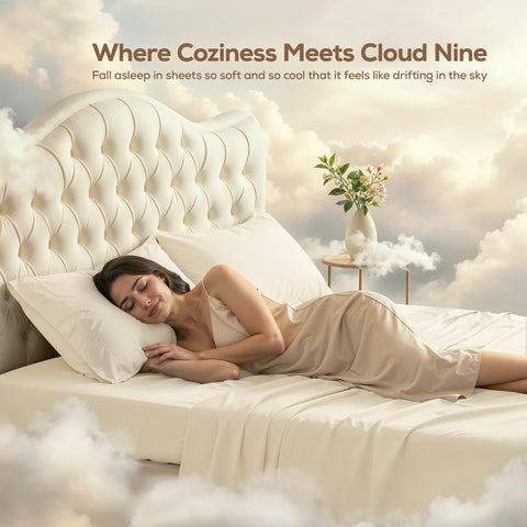 Utopia Bedding pillowcase fabric texture close-up showing soft smooth feel benefit