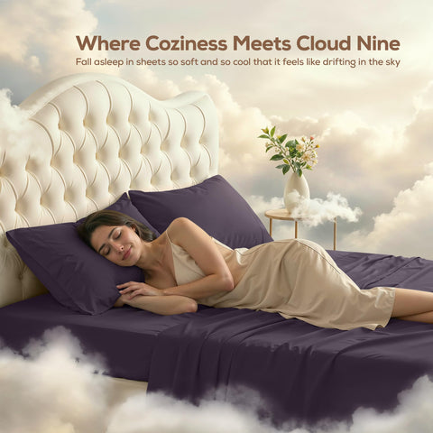 Utopia Bedding two pillowcases stacked matching sheets for coordinated look benefit