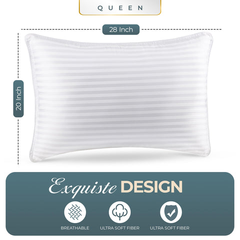 Utopia Bedding close-up of smooth breathable cover highlighting softness benefit