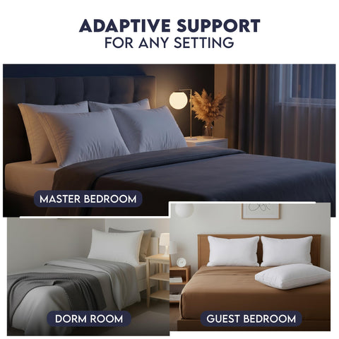 Utopia Bedding boxed pillow set ready to use featuring easy setup and gift suitability