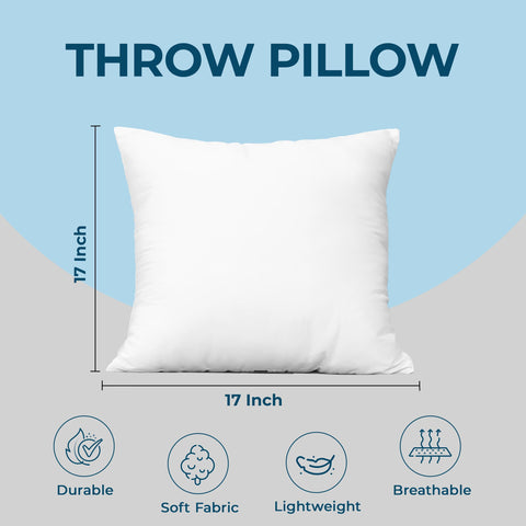 Utopia Bedding pillows on sofa demonstrating supportive backrest and decorative upgrade