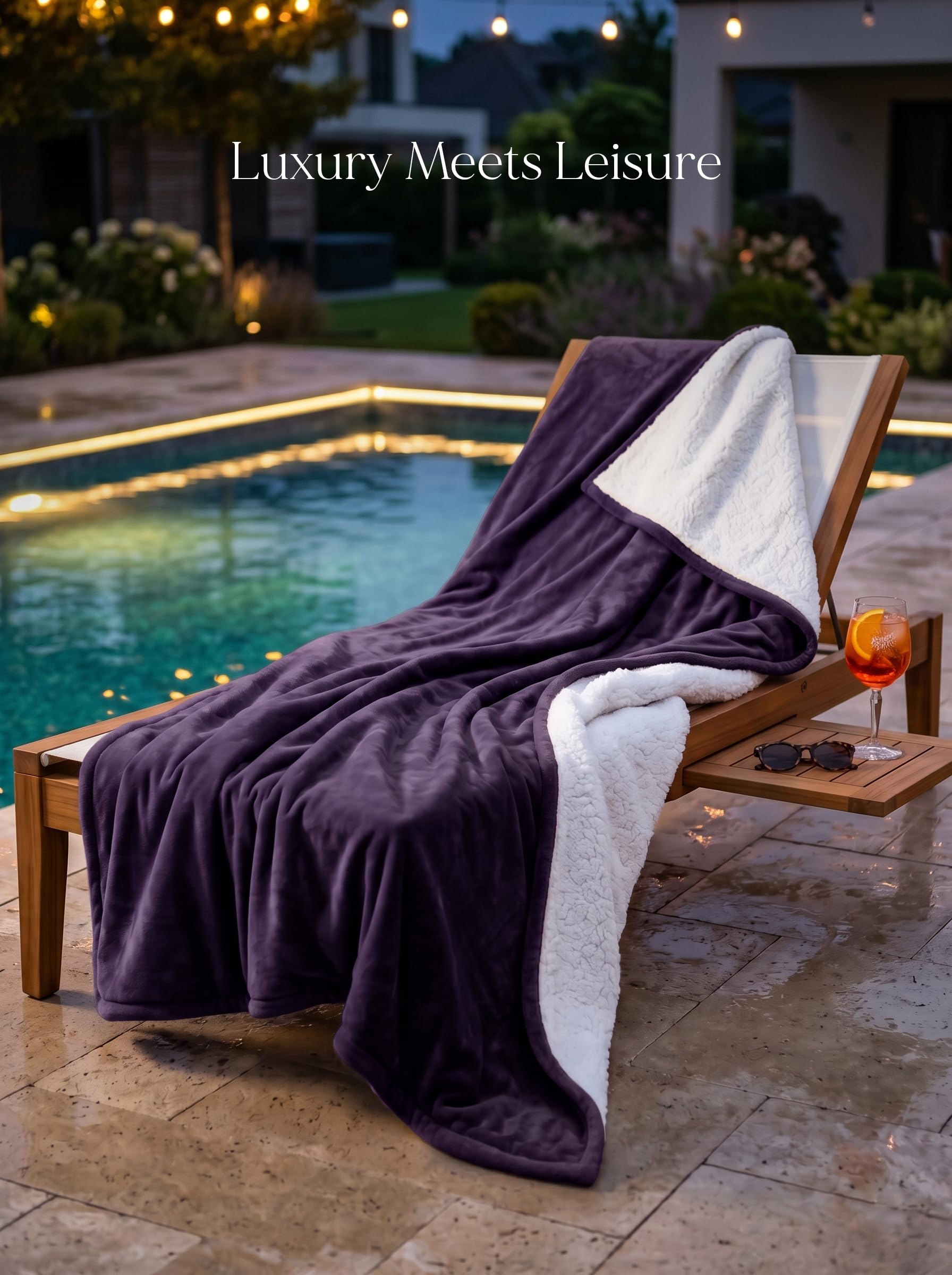 Utopia Bedding draped on sofa in a living room for comfortable lounging