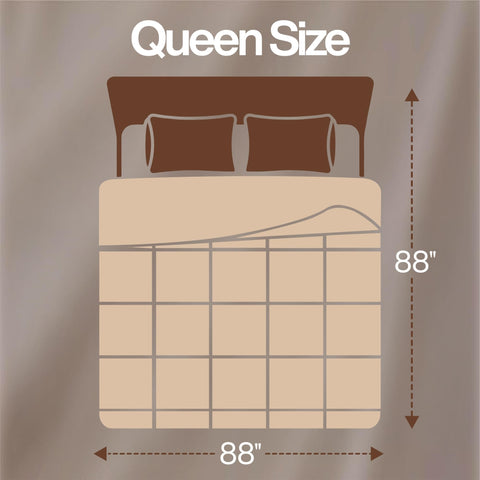 Utopia Bedding close-up of box-stitch quilting highlighting even fill and durability