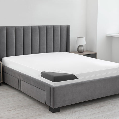 Utopia Bedding beside a ruler to illustrate Twin XL 39x80 size fit