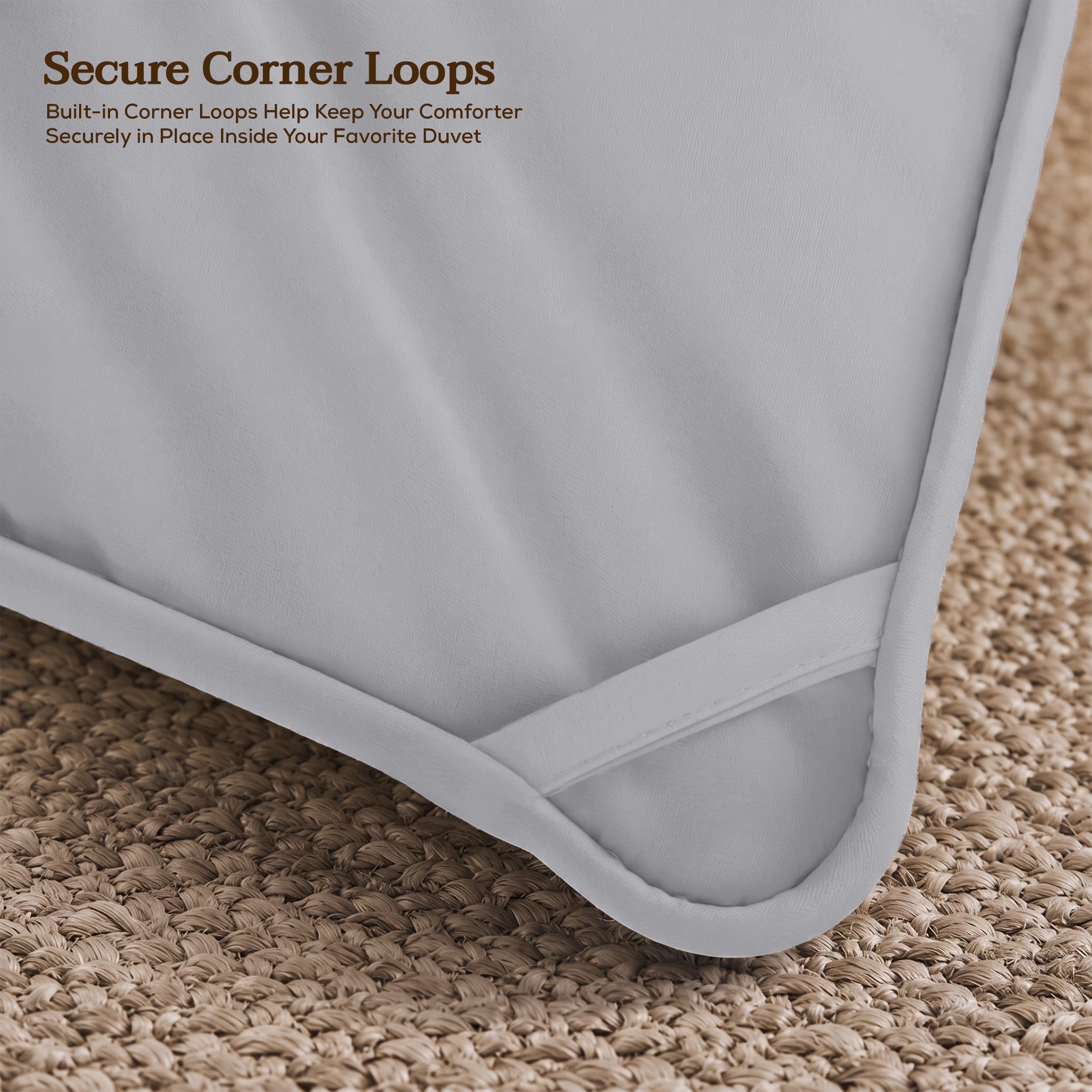 Utopia Bedding size comparison with tape measure showing accurate 64 x 88 inches benefit