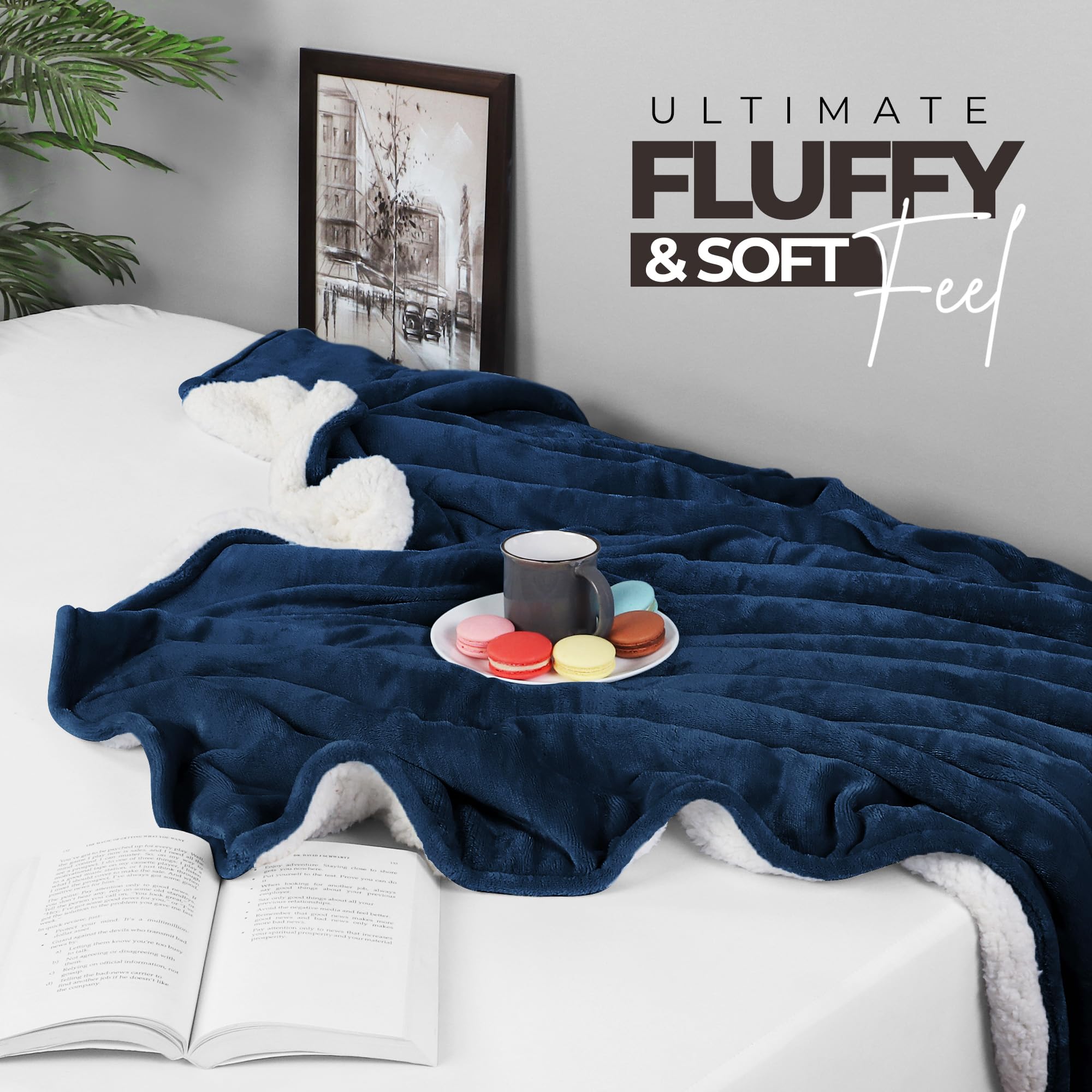 Utopia Bedding hem and double-needle stitching showing durable edge