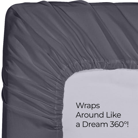 Utopia Bedding pocket depth comparison showing 15-inch fit for taller mattresses