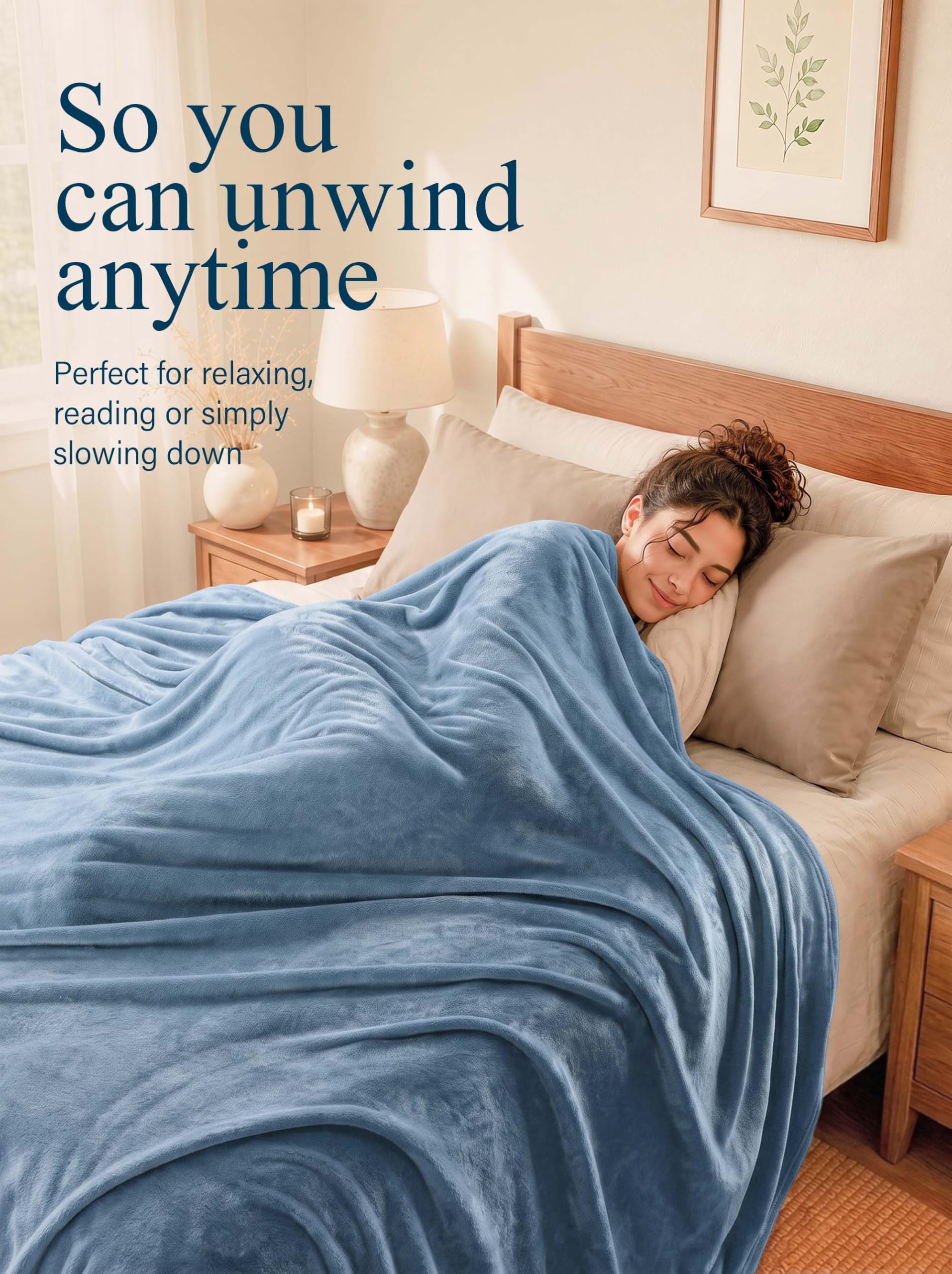 Utopia Bedding next to a pillow to show 90x90 inch size and generous coverage