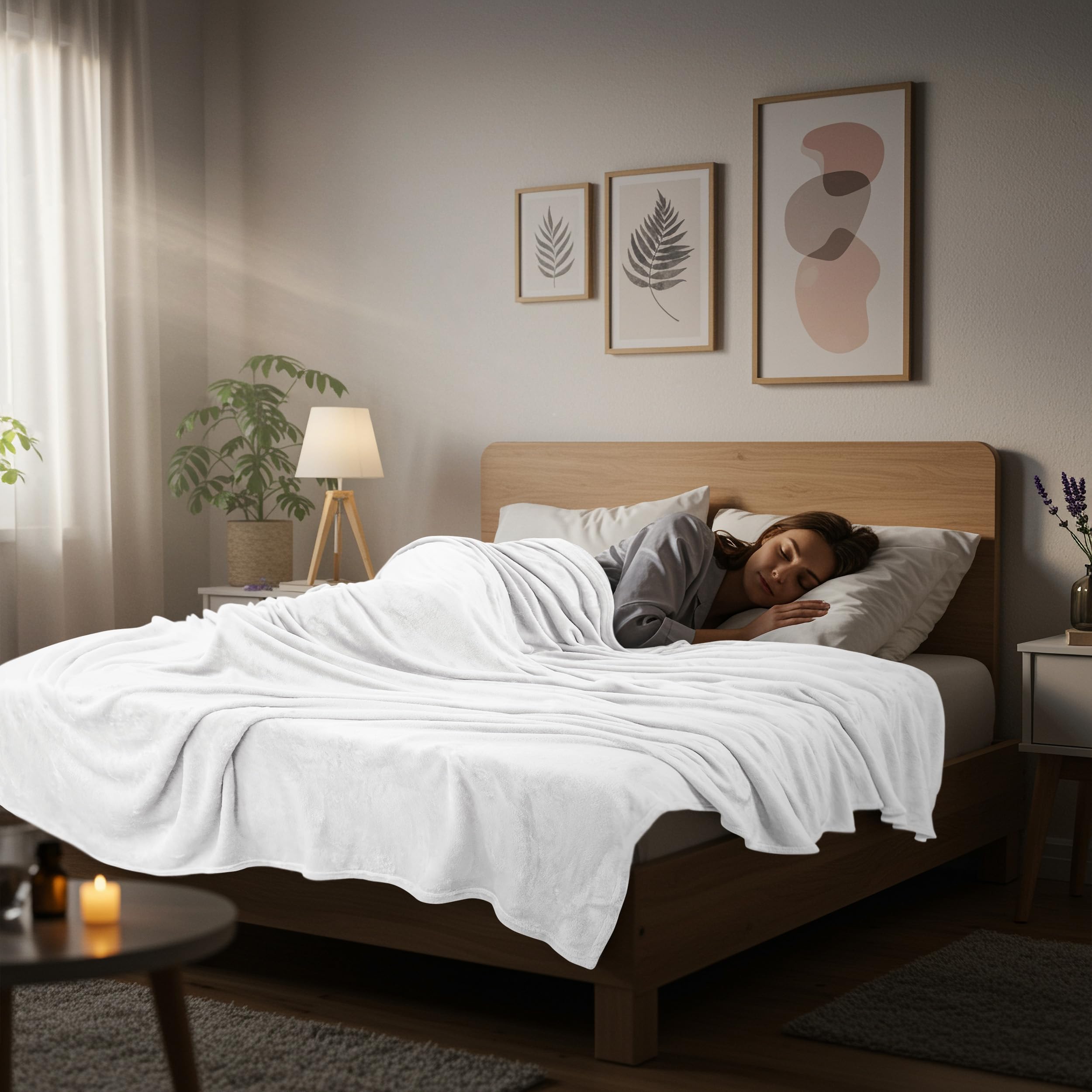 Utopia Bedding next to ruler for size comparison showing large dimensions and coverage
