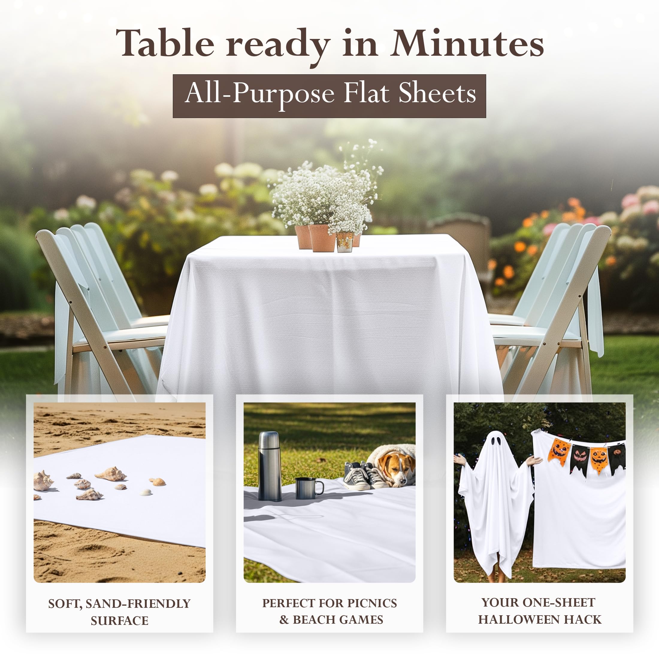 Utopia Bedding size comparison with ruler demonstrating 66 by 96-inch twin coverage benefit