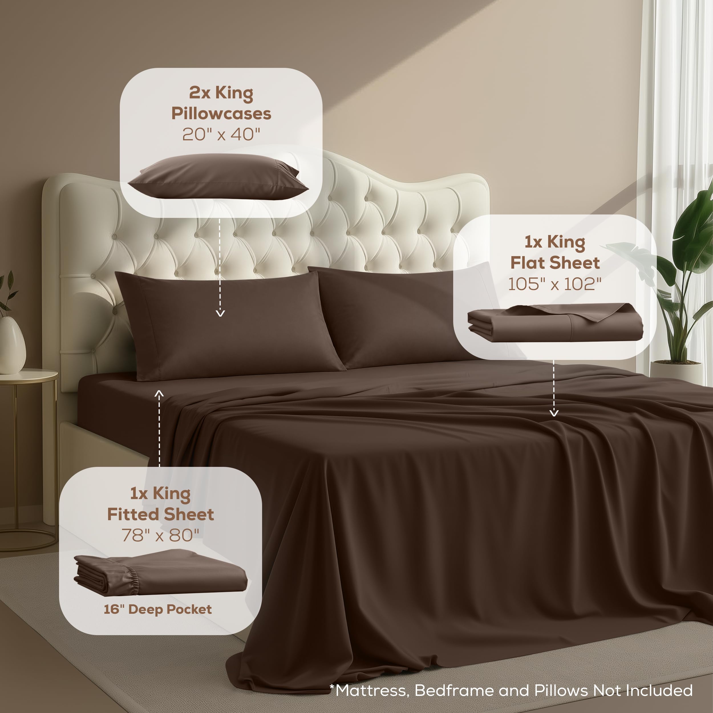 Utopia Bedding close-up of brushed microfiber texture highlighting soft feel