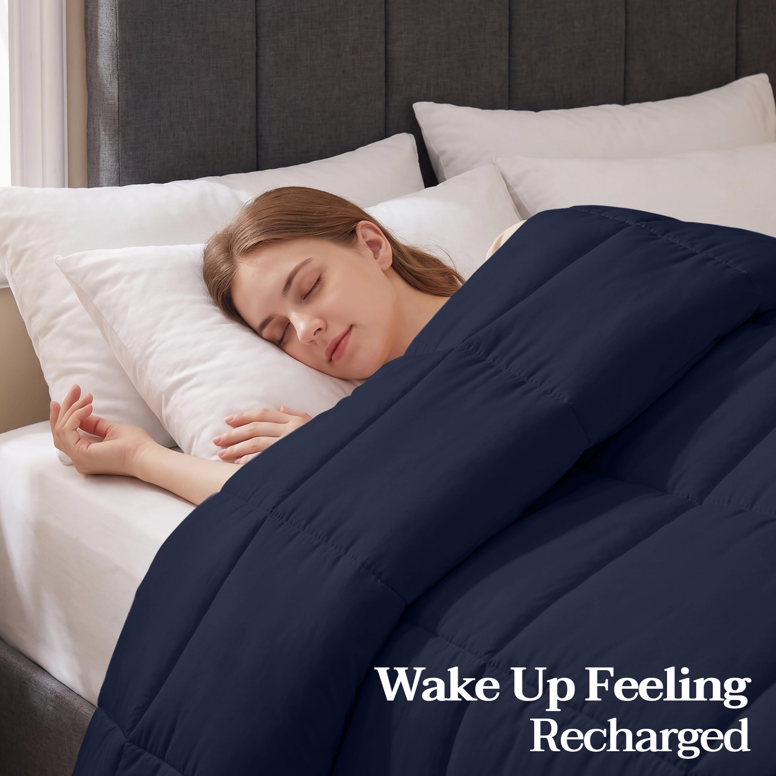 Utopia Bedding fabric texture macro showing soft shell and breathable weave