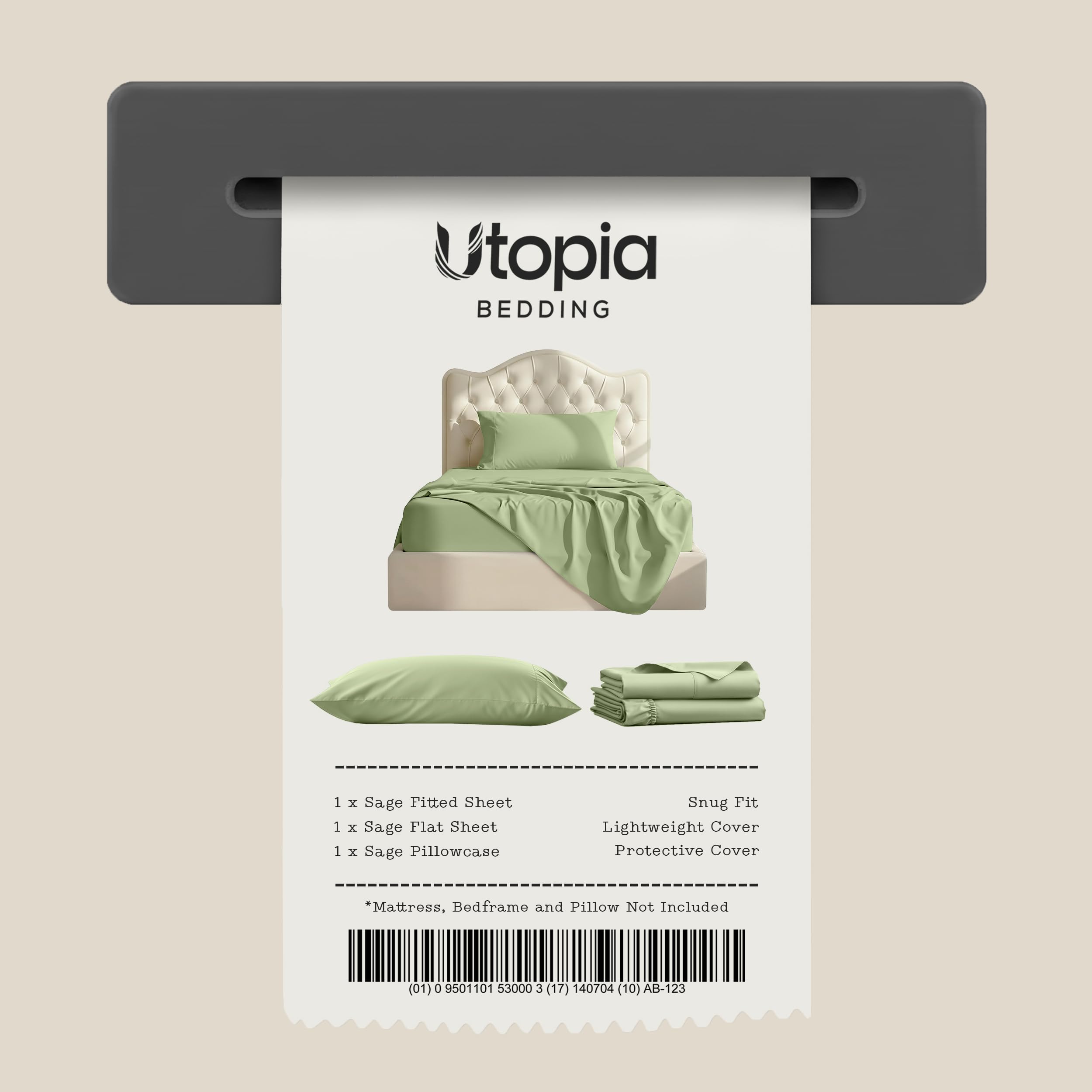 Utopia Bedding styled dorm room with Twin XL set conveying hotel-style comfort for students