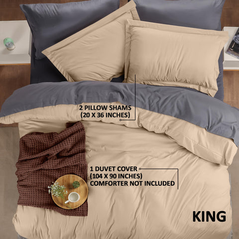 Utopia Bedding close-up of hidden zipper closure for easy duvet insertion