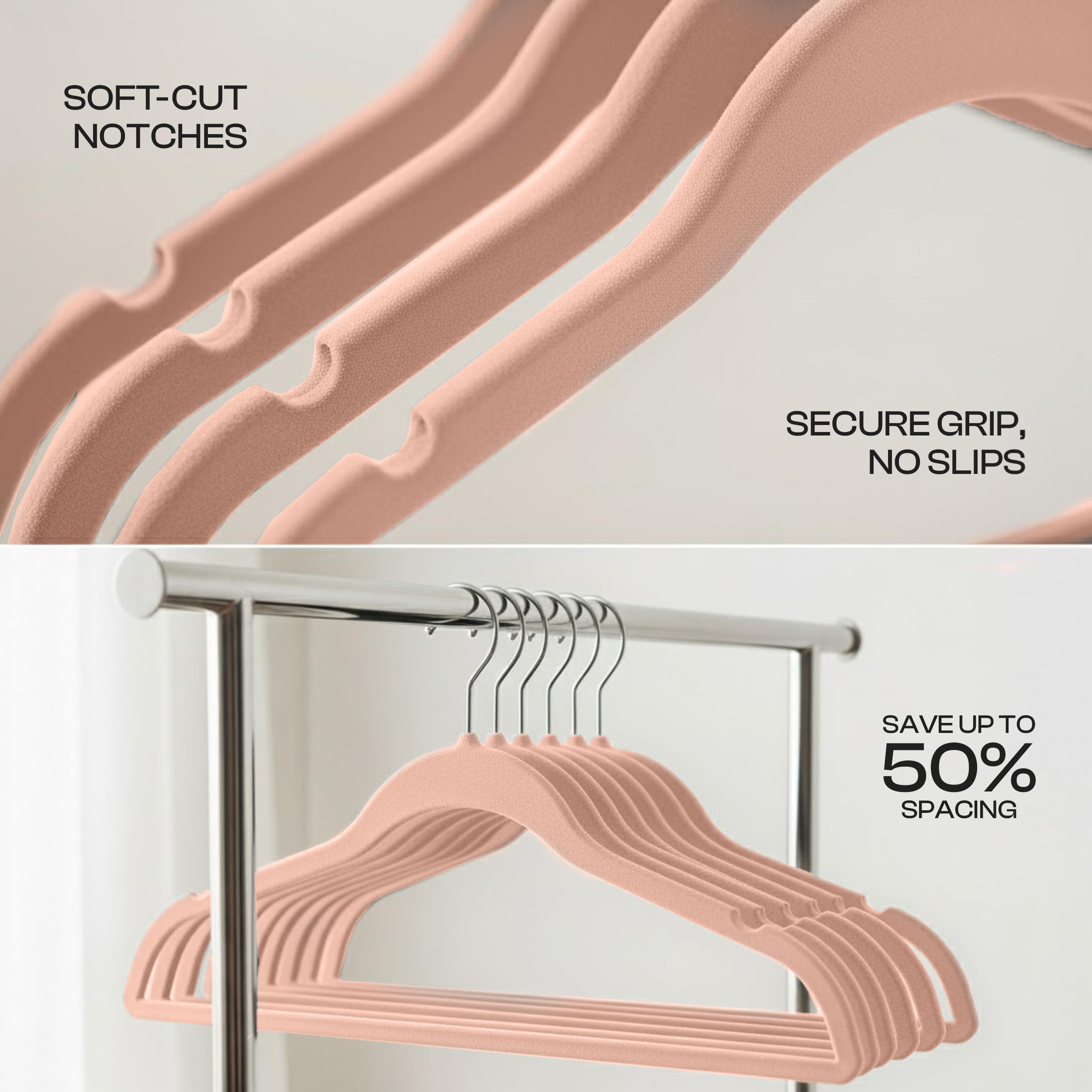Utopia Home lifestyle bedroom display creating a boutique closet look