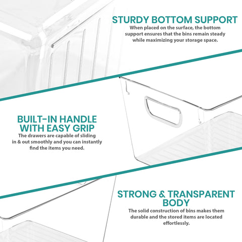 Utopia Kitchen acrylic clarity detail highlighting shatter-resistant durable construction benefit