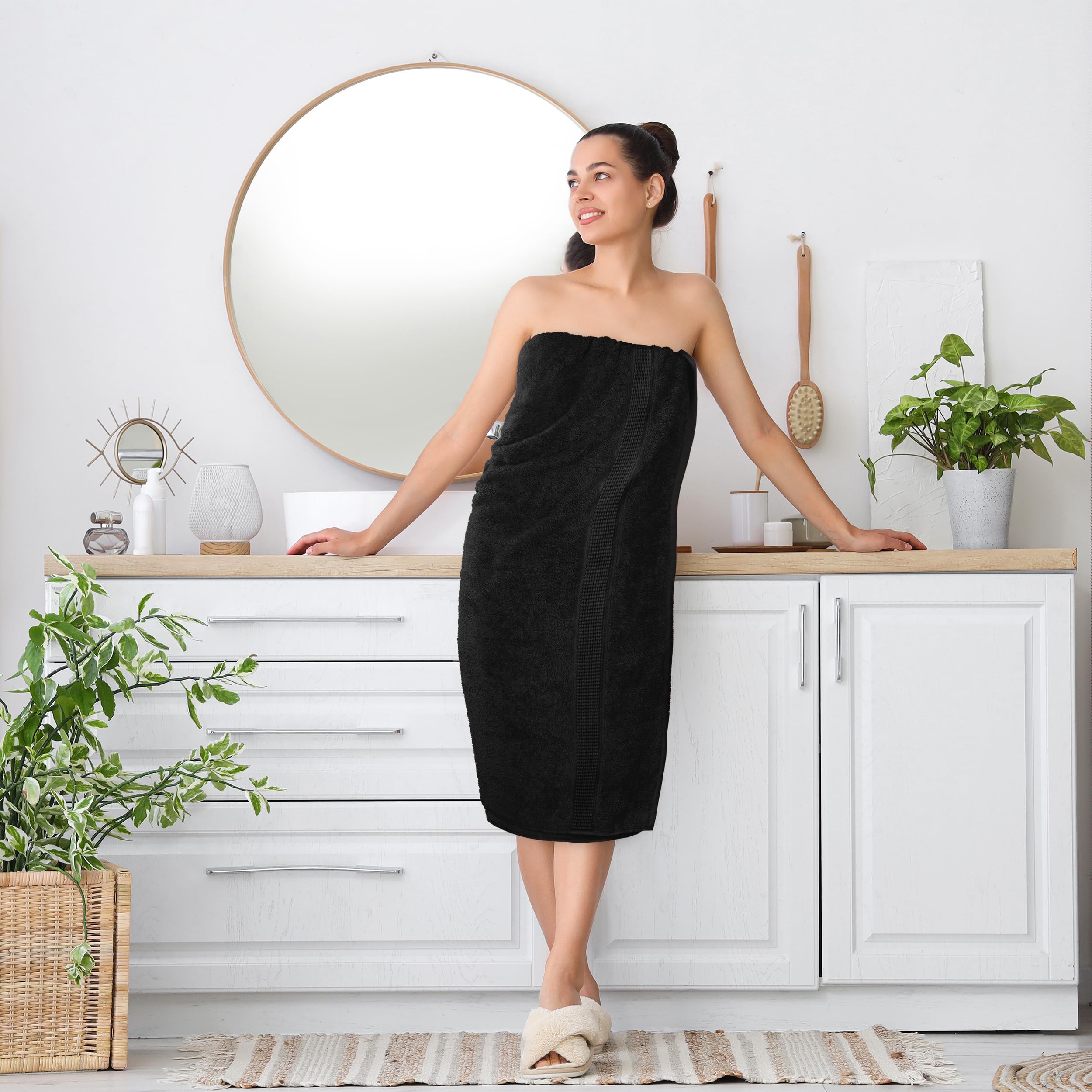 Utopia Towels absorbing a water pour illustrating high absorbency performance