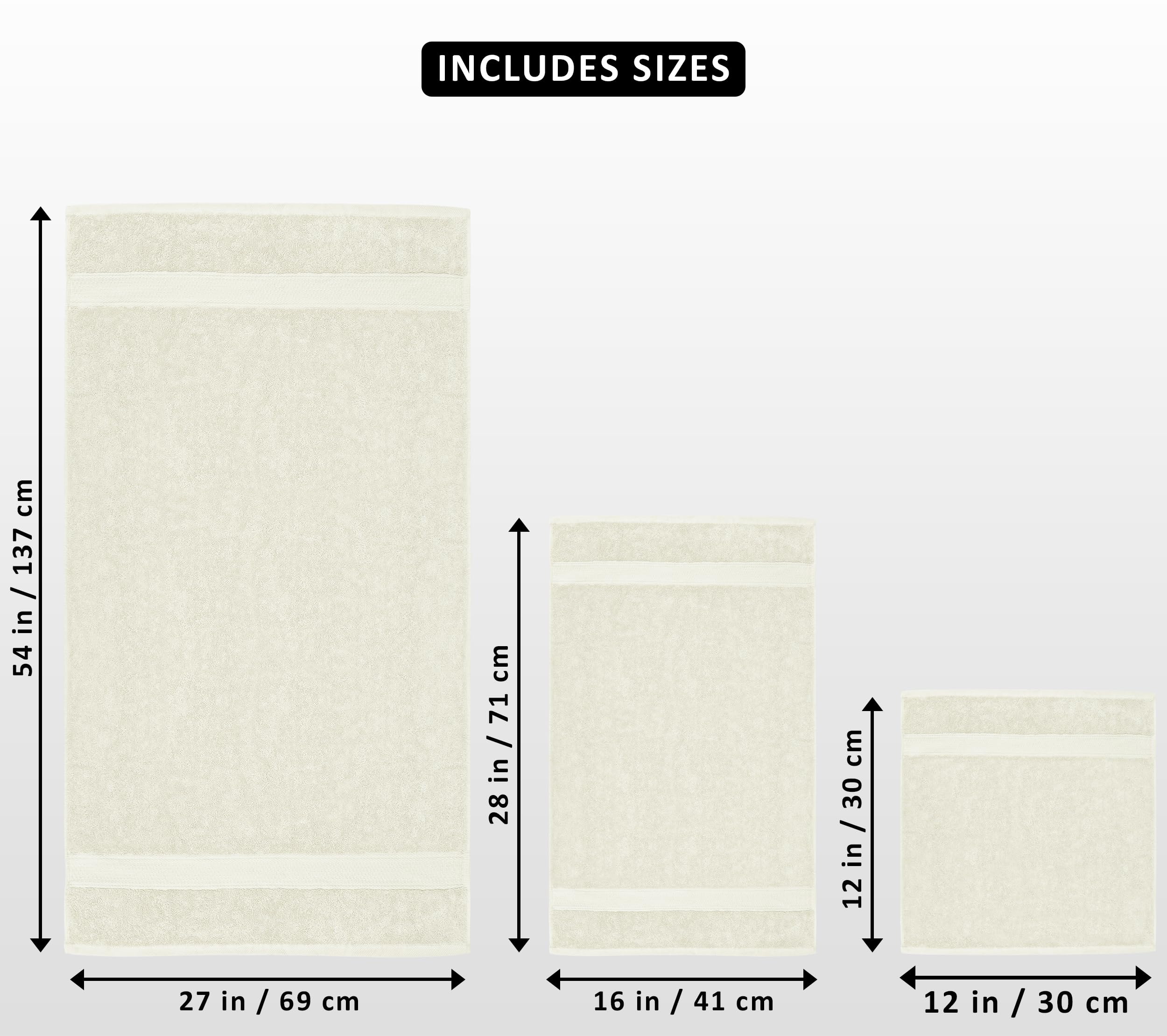 Utopia Towels folded bath towel detail highlighting plush softness