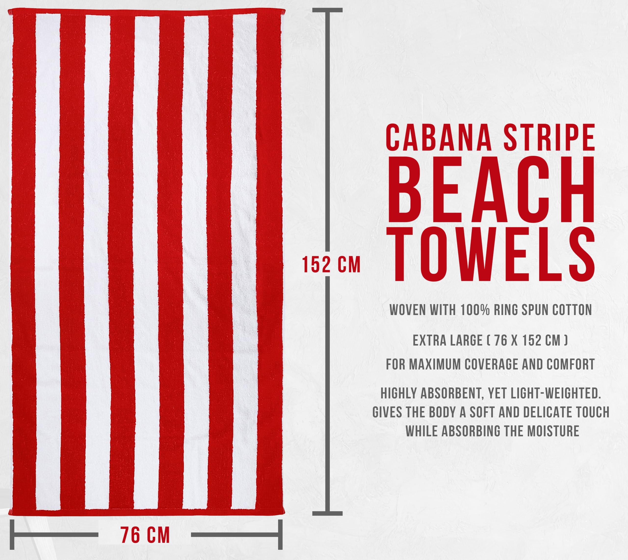 Utopia Towels folded stack displaying red navy grey plum, easy packing benefit