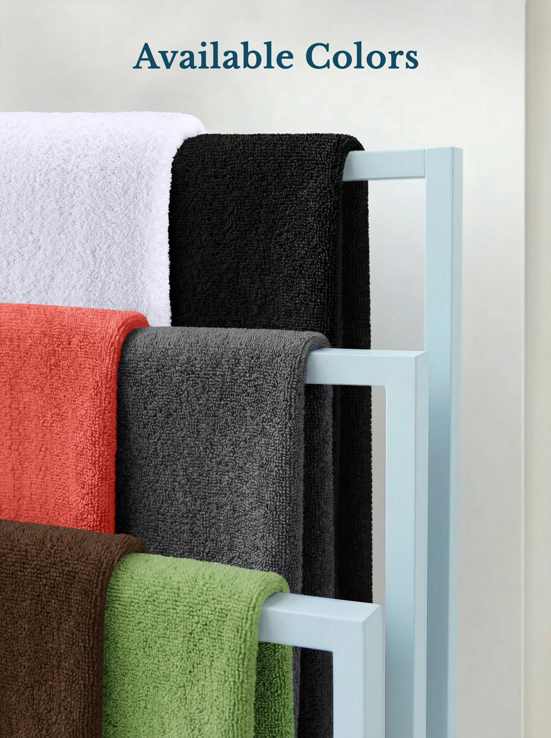 Utopia Towels care tag illustrating easy machine-wash instructions