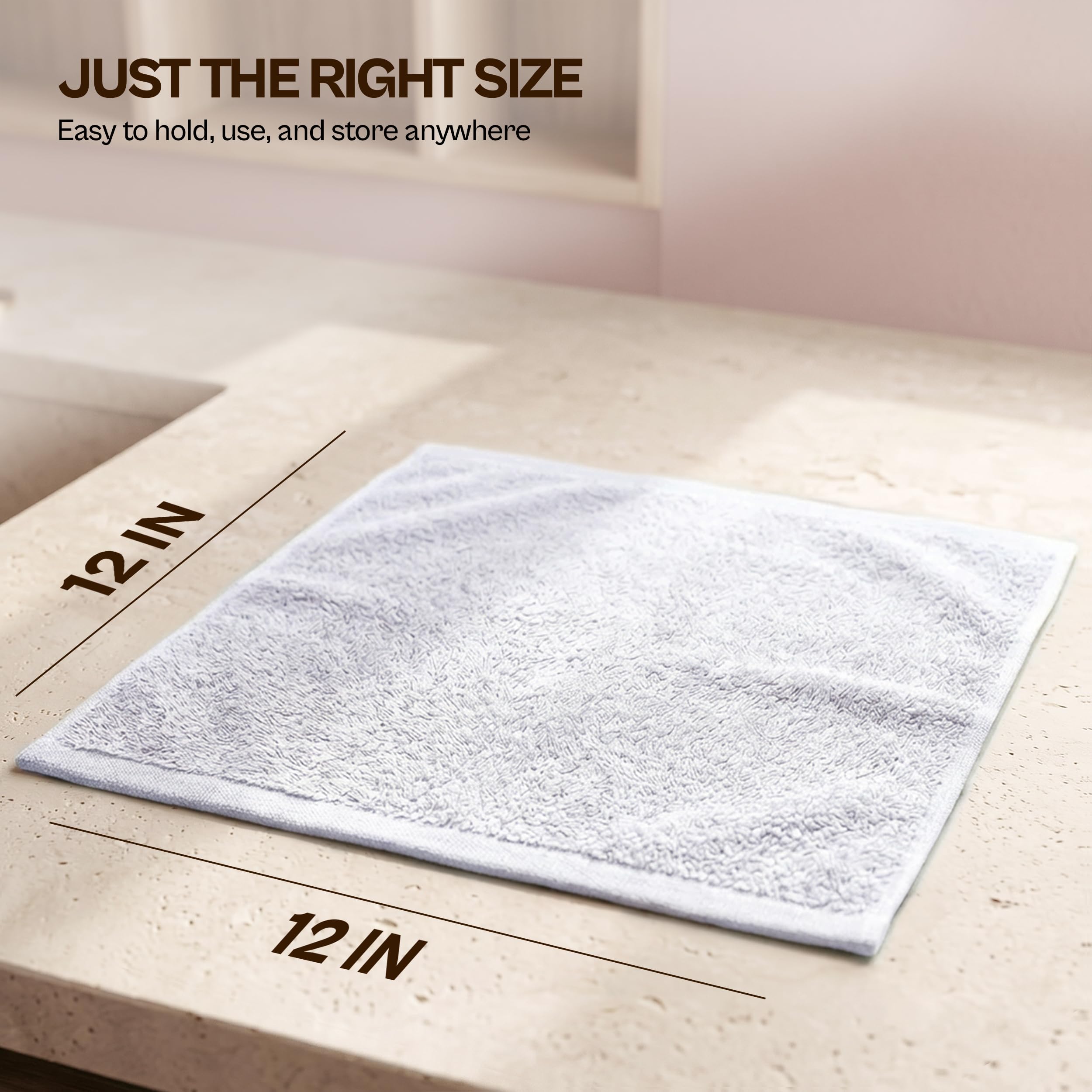 Utopia Towels close-up knit texture highlighting soft, absorbent weave