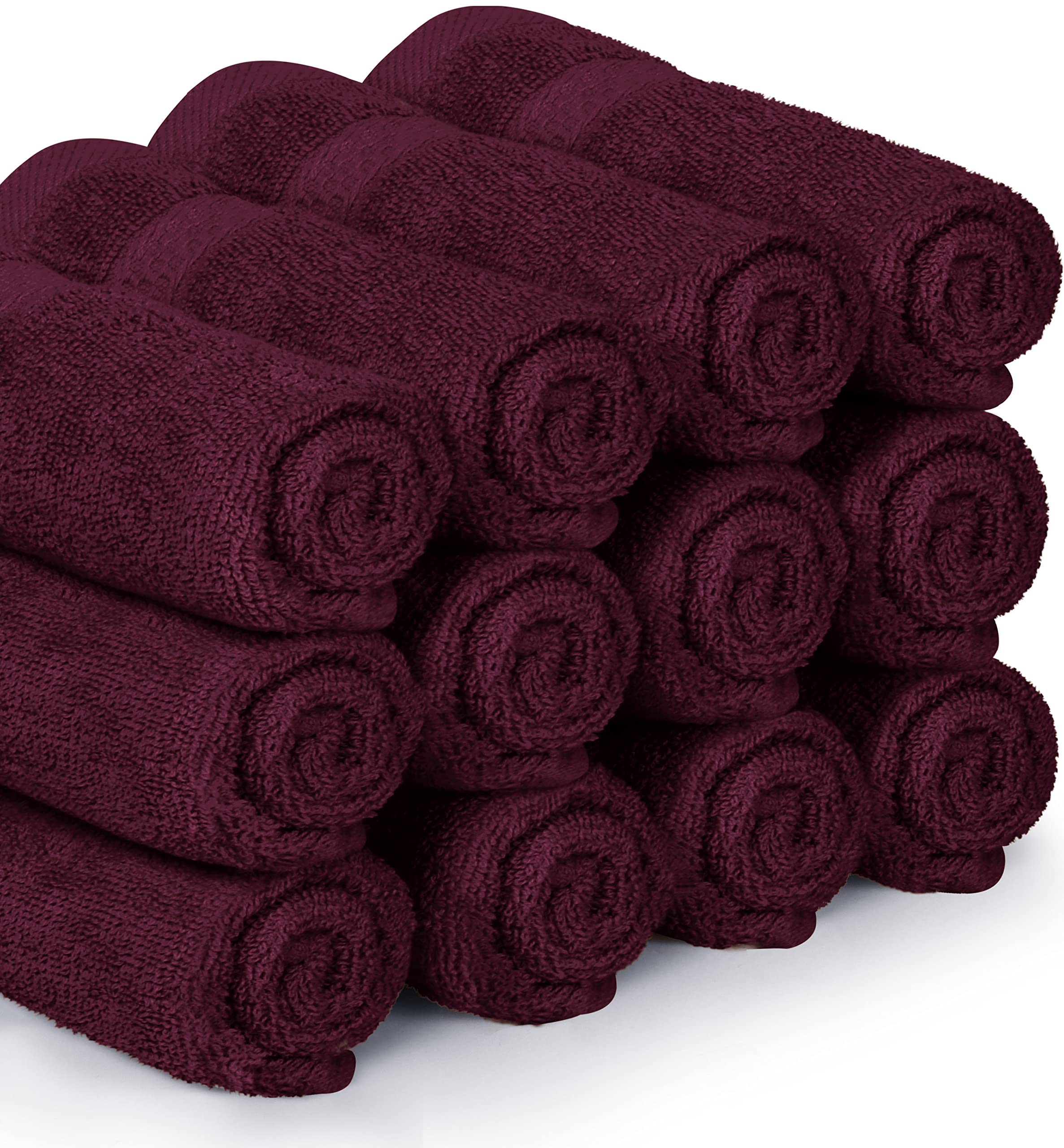 Utopia Towels close-up 600 GSM texture showing dense loops for improved absorbency