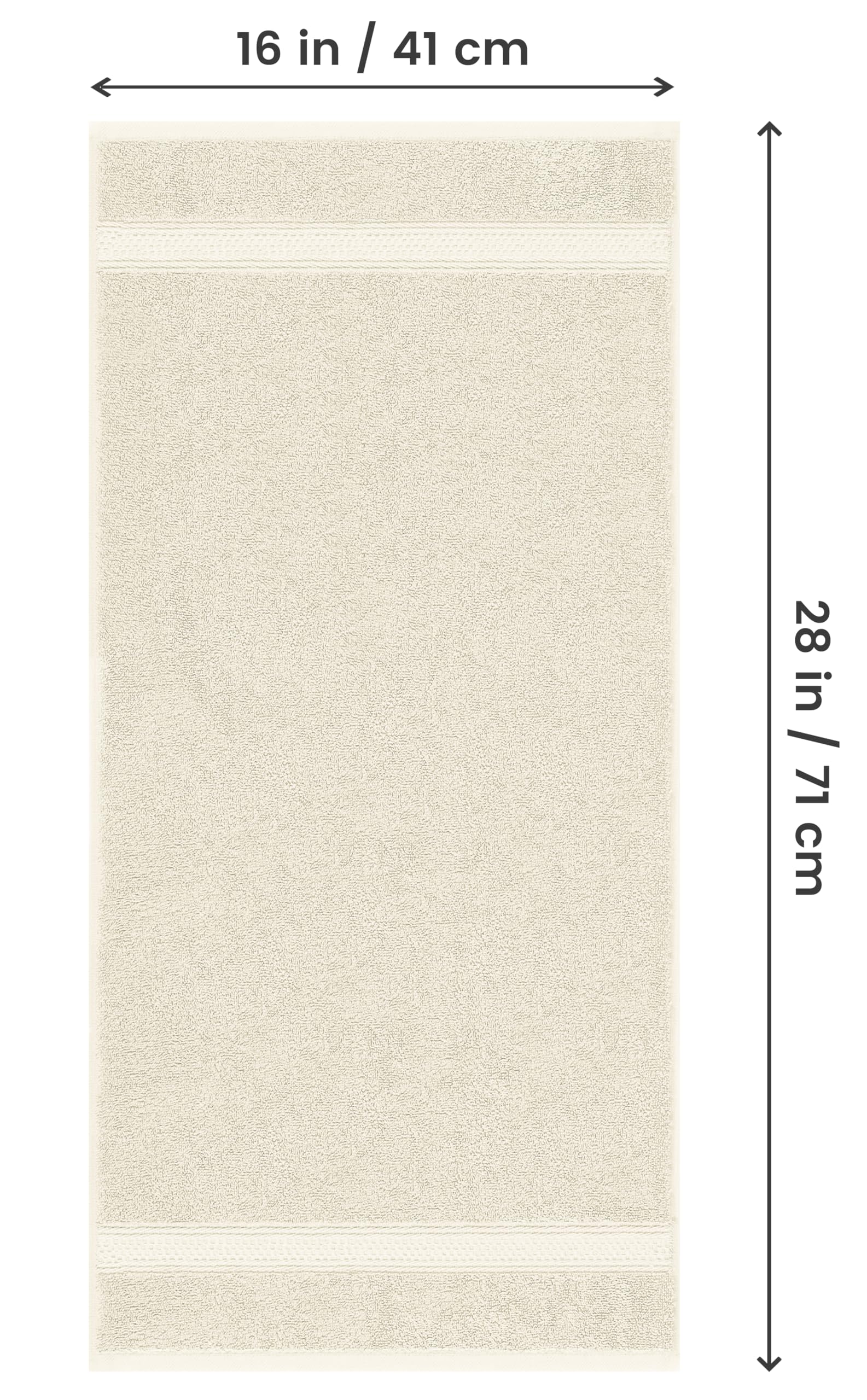 Utopia Towels close-up of 600 GSM pile highlighting plush absorbency