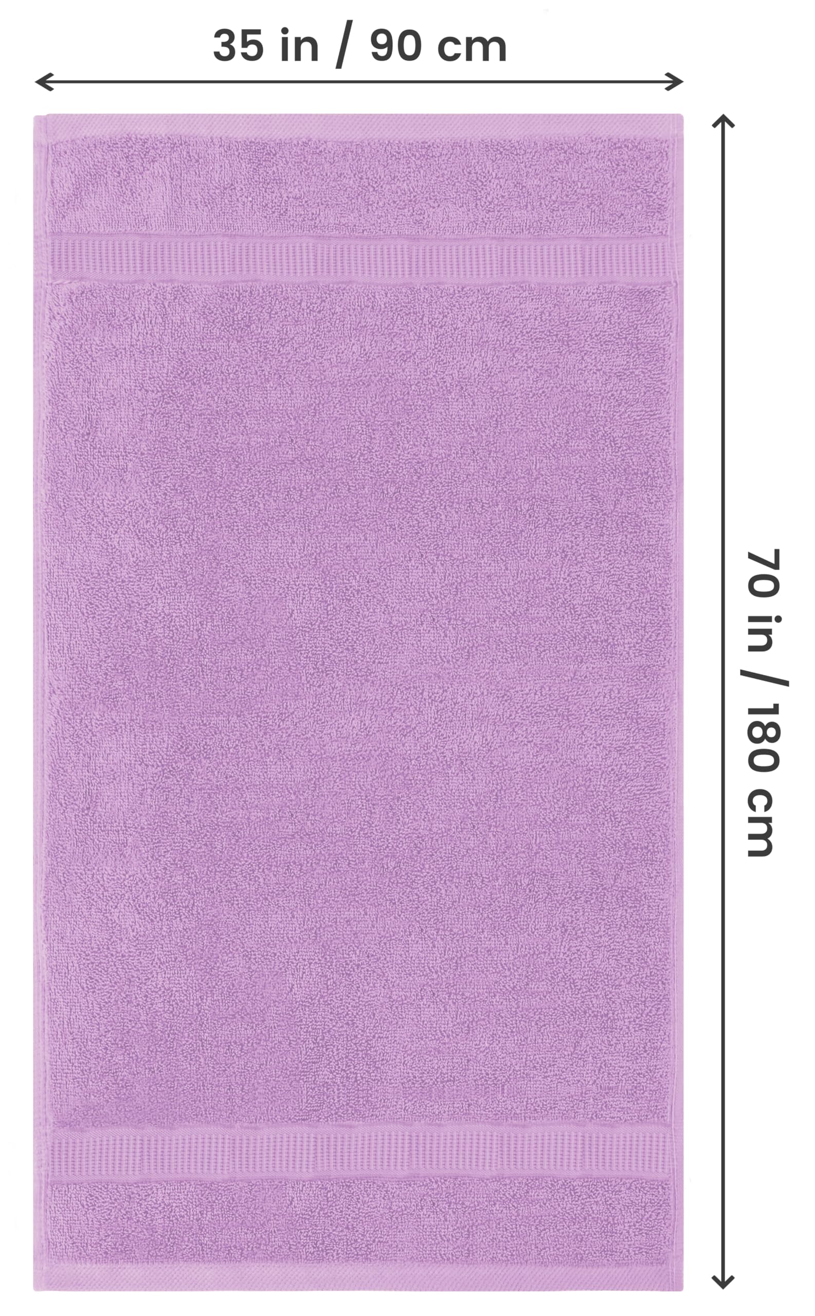 Utopia Towels close-up of 600 GSM terry loops, highlighting soft absorbent texture