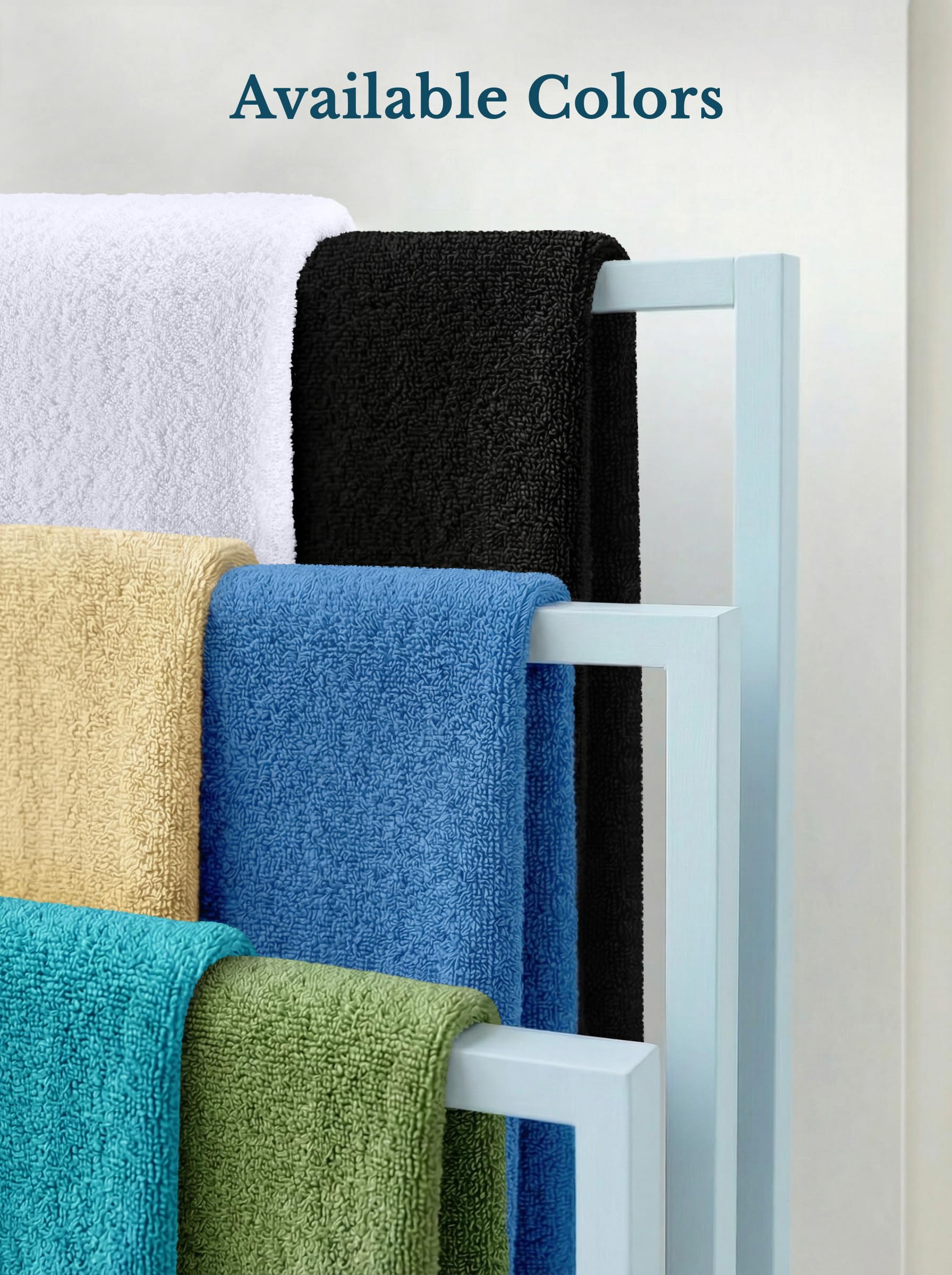 Utopia Towels inside commercial laundry machine showing durability for frequent washing