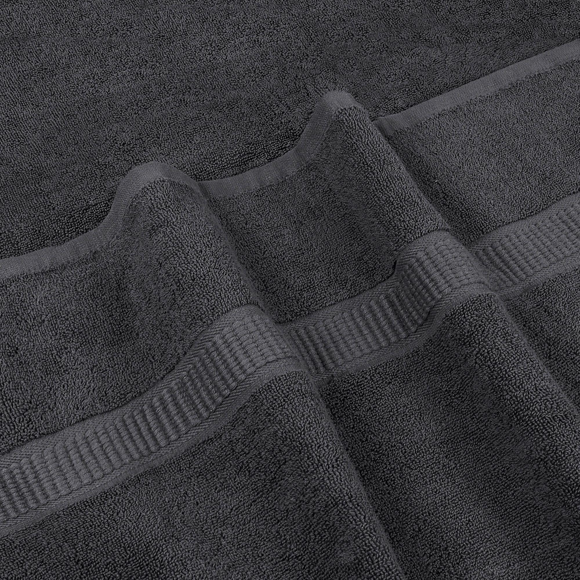 Utopia Towels edge hem stitching showing durability and fray resistance