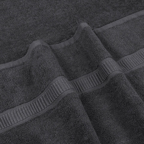 Utopia Towels edge hem stitching showing durability and fray resistance