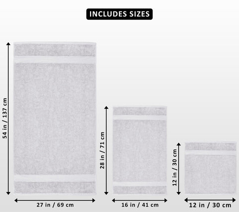 Utopia Towels folded bath towels stacked to showcase plush softness